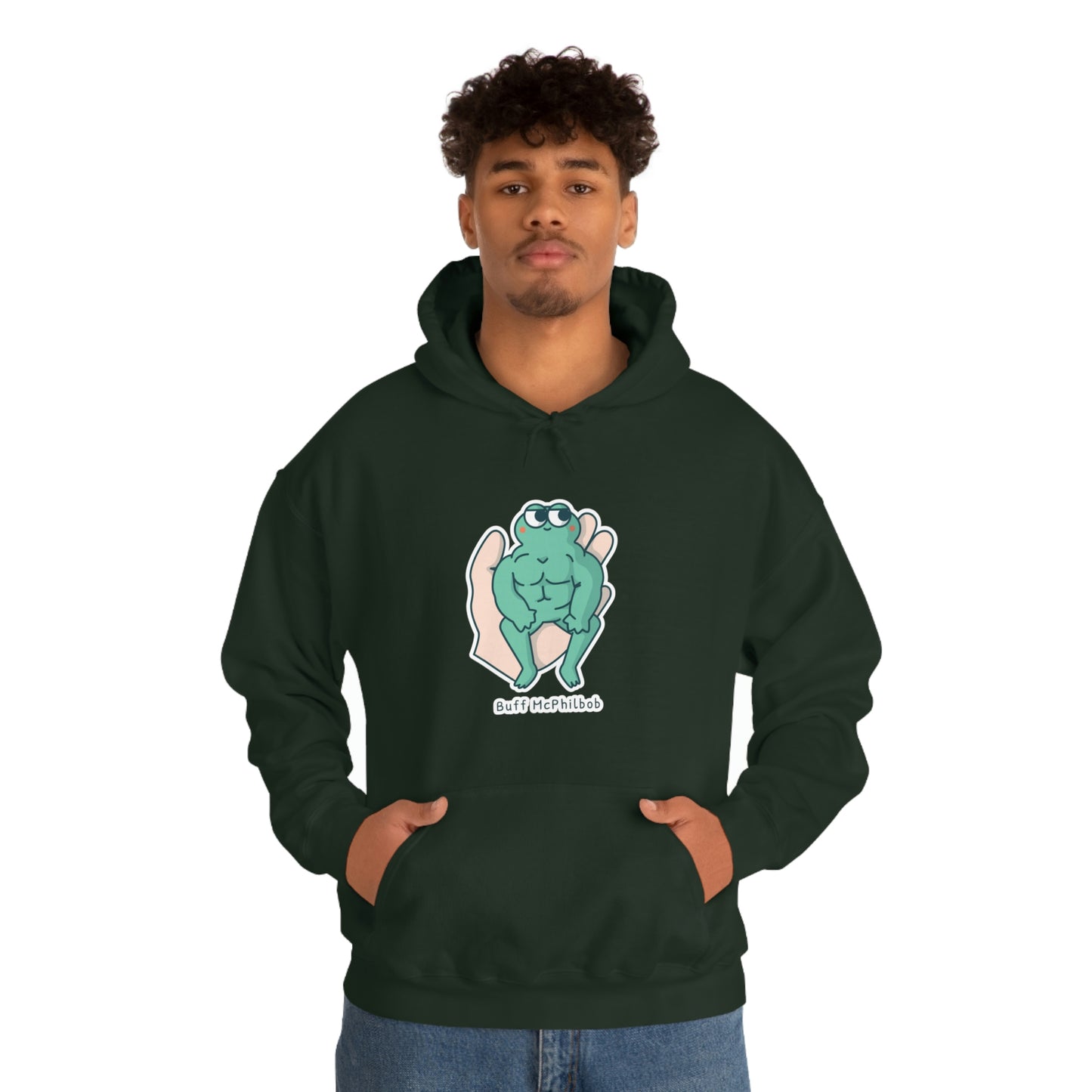 Buff McPhilbob Unisex Heavy Blend™ Hooded Sweatshirt
