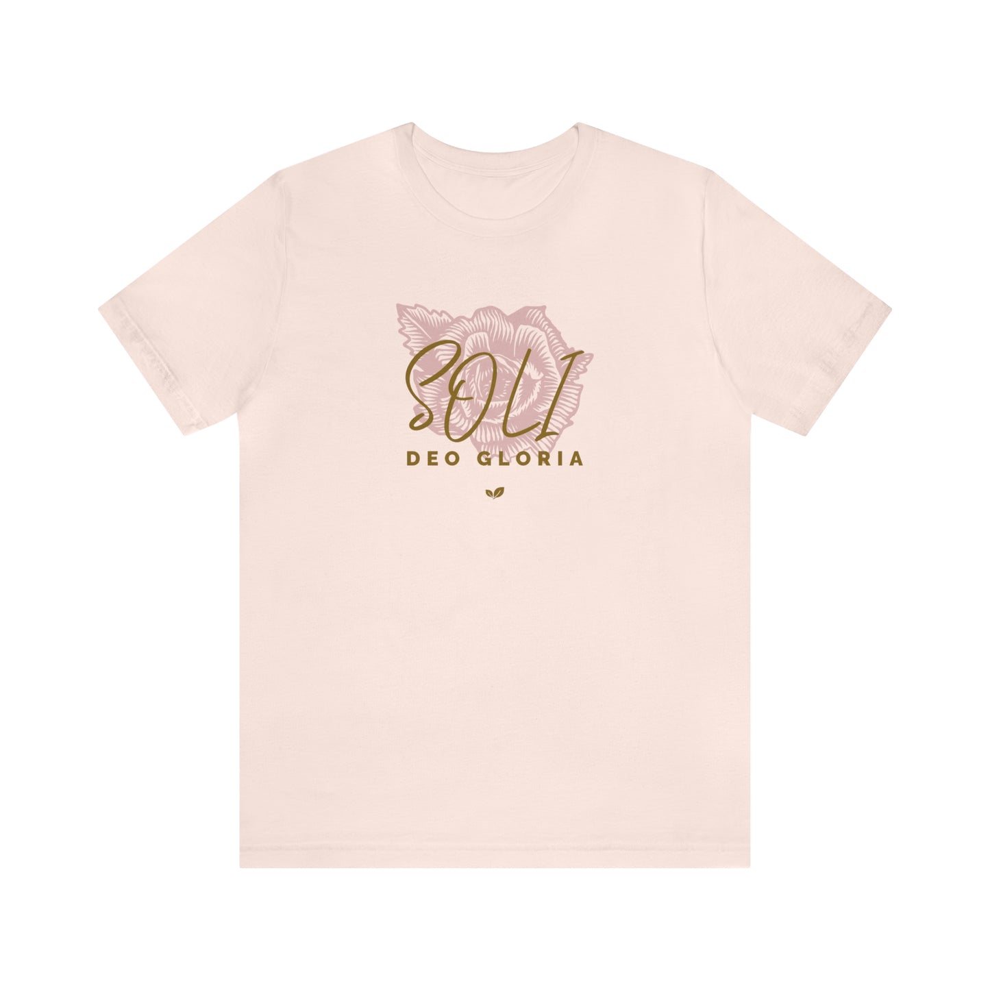 Soli Deo Gloria Rose Unisex Jersey Short Sleeve Tee