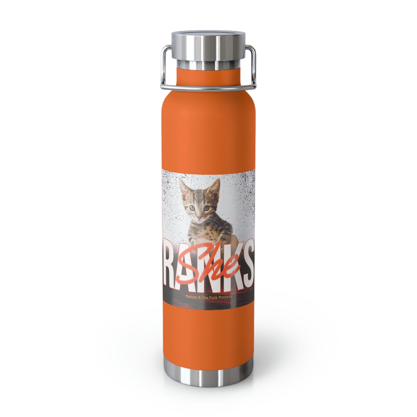 She Ranks Copper Vacuum Insulated Bottle, 22oz
