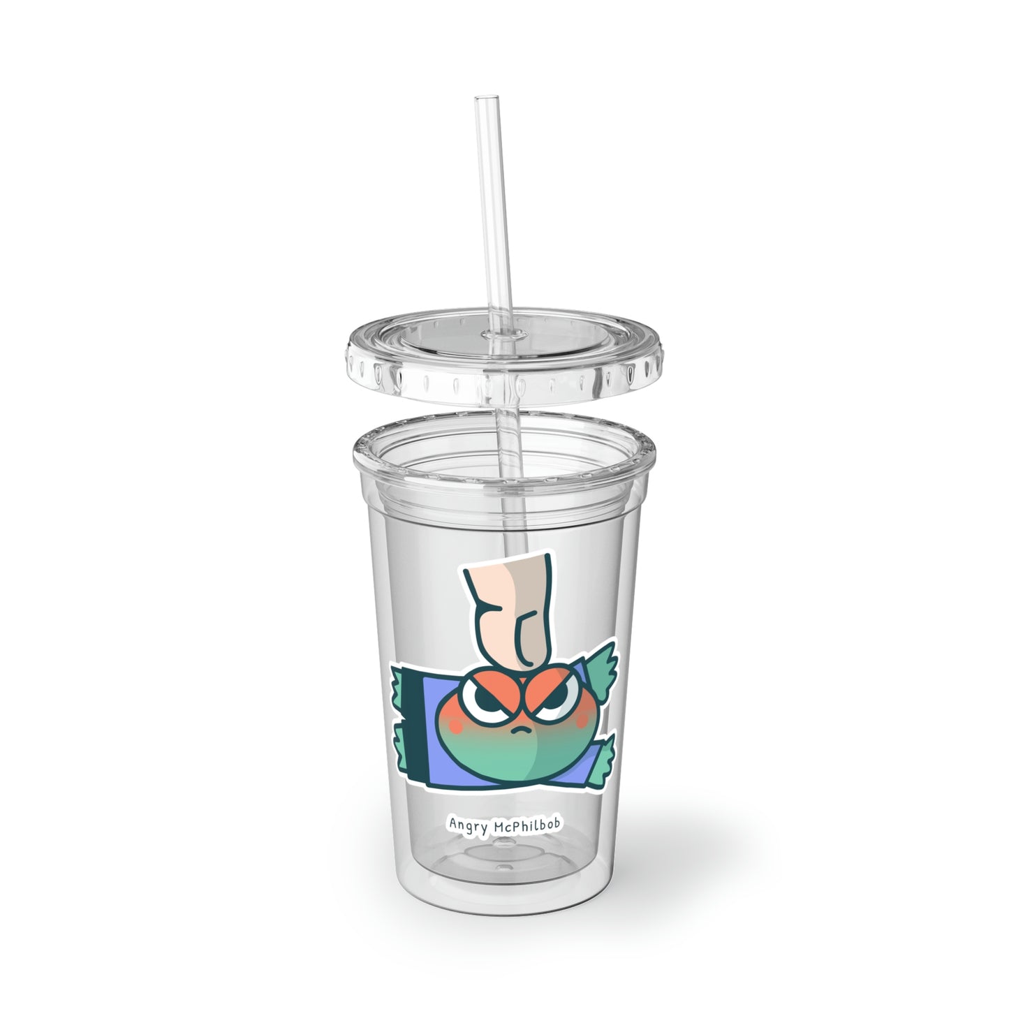 Angry McPhilbob Suave Acrylic Cup