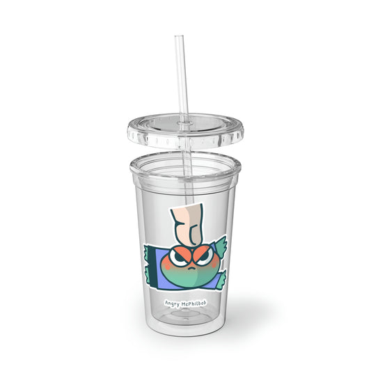 Angry McPhilbob Suave Acrylic Cup
