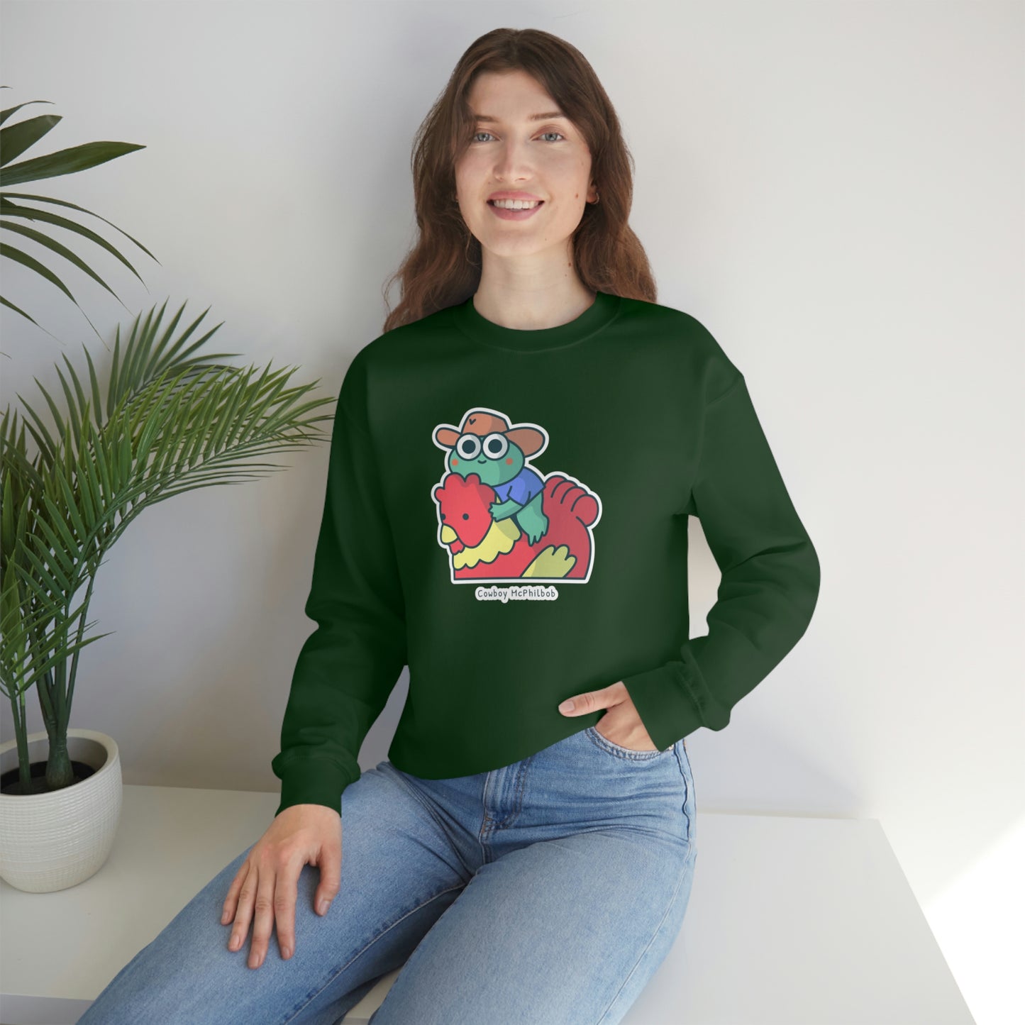 Cowboy McPhilbob Unisex Heavy Blend™ Crewneck Sweatshirt