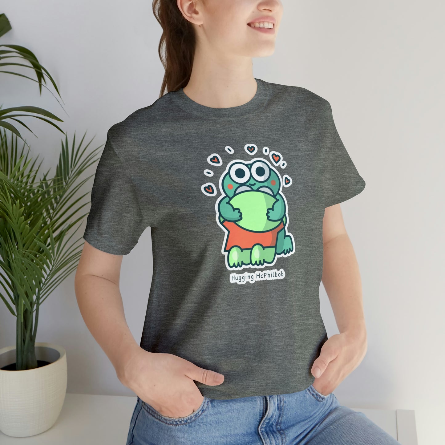 Hugging McPhilbob Unisex Jersey Short Sleeve Tee