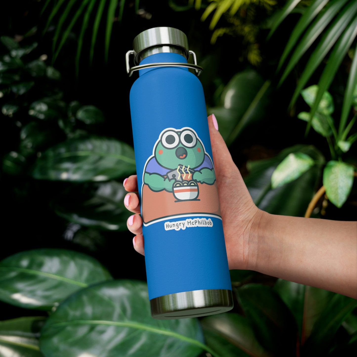 Hungry McPhilbob Copper Vacuum Insulated Bottle, 22oz
