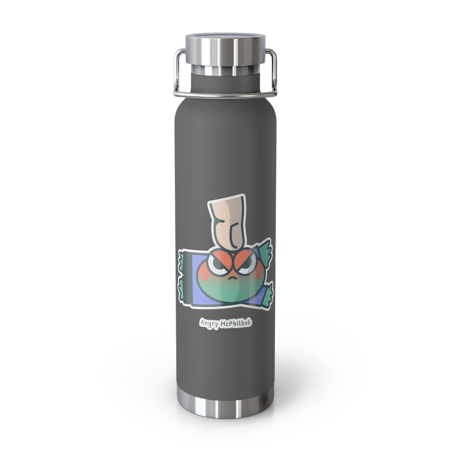 Angry McPhilbob Copper Vacuum Insulated Bottle, 22oz