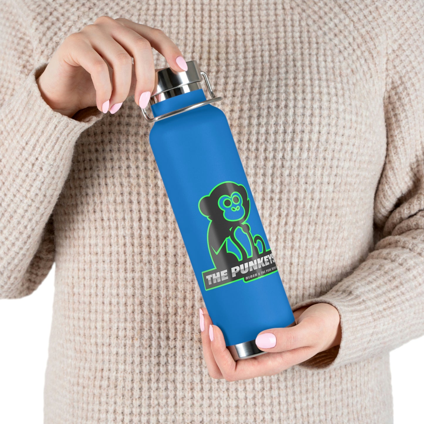 The Punkeys Copper Vacuum Insulated Bottle, 22oz