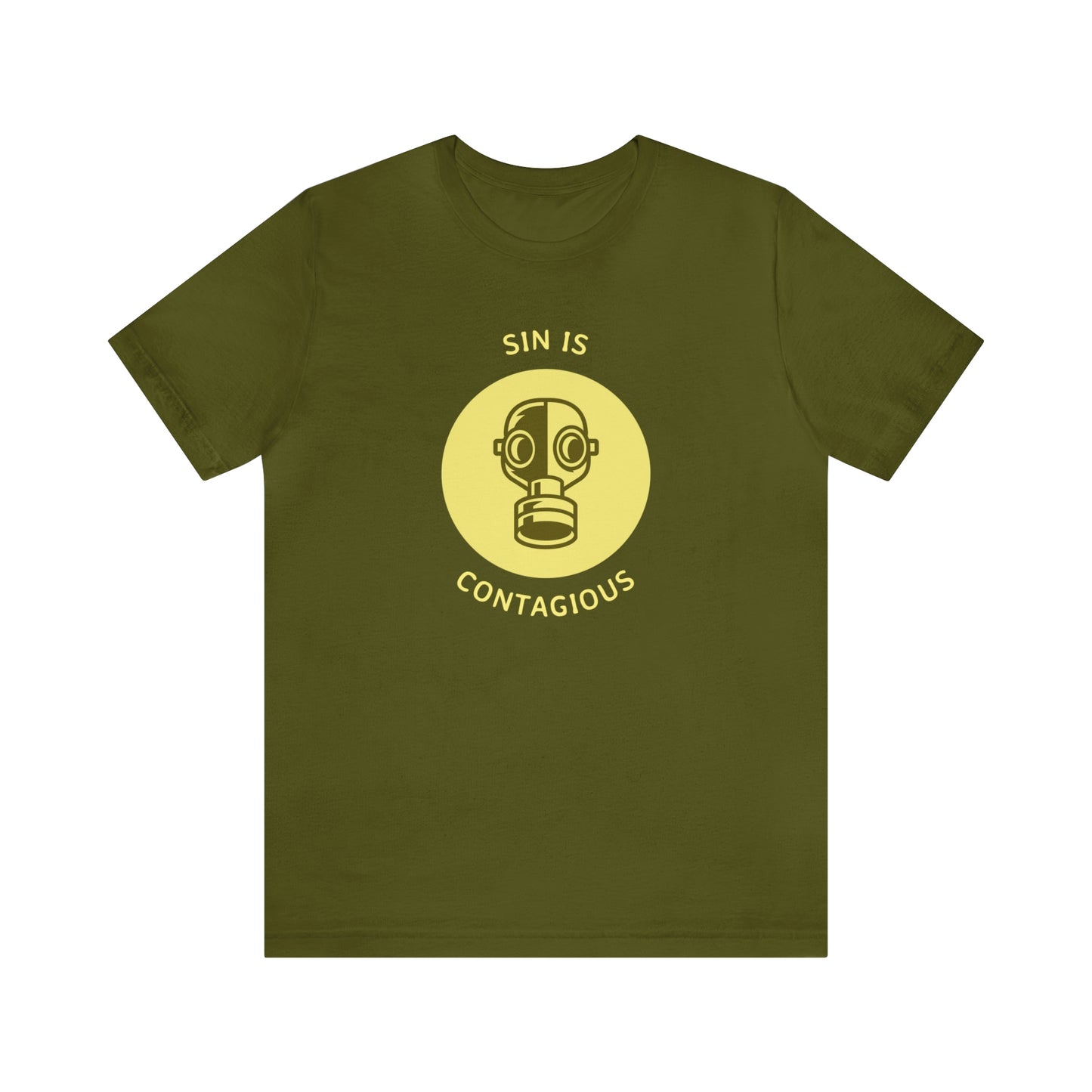Sin is Contagious Unisex Jersey Short Sleeve Tee