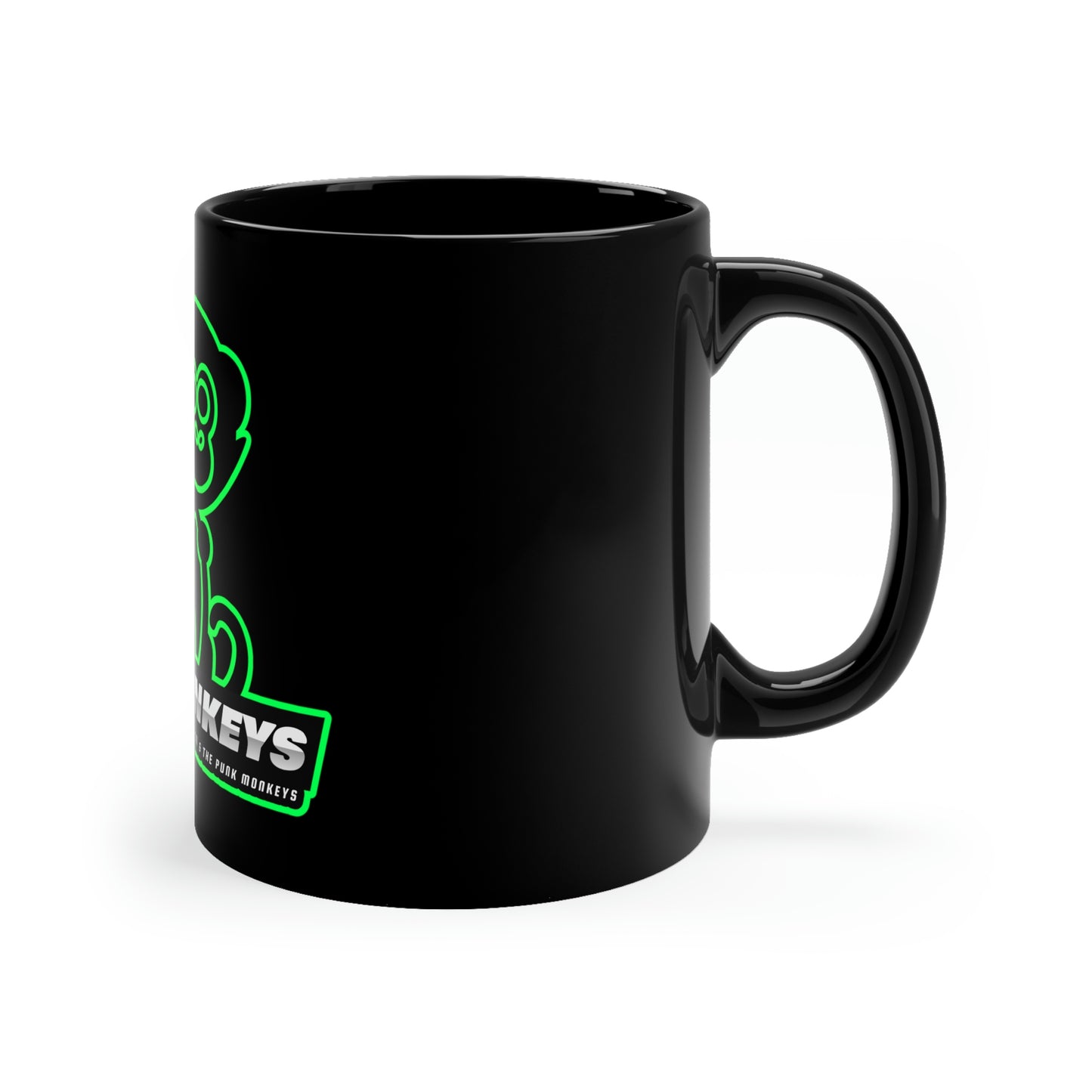 The Punkeys 11oz Black Mug