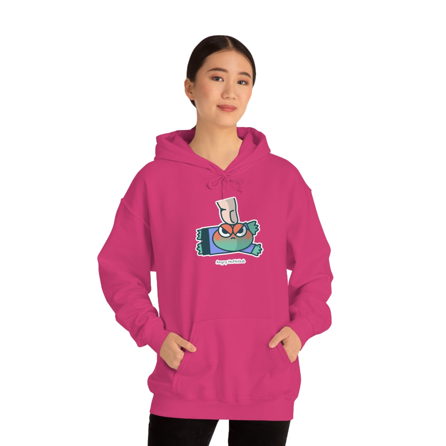 Angry McPhilbob Unisex Heavy Blend™ Hooded Sweatshirt
