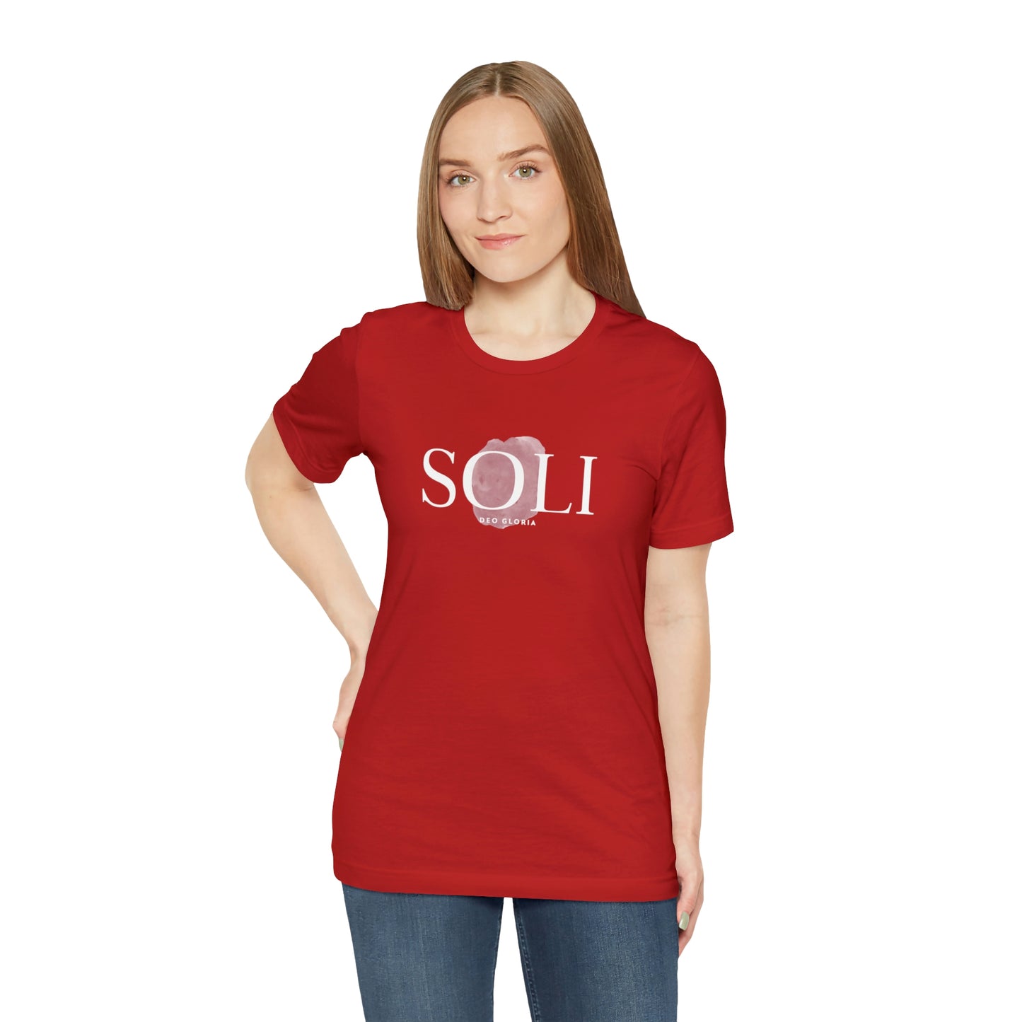 Soli Deo Gloria Paintbrush Unisex Jersey Short Sleeve Tee