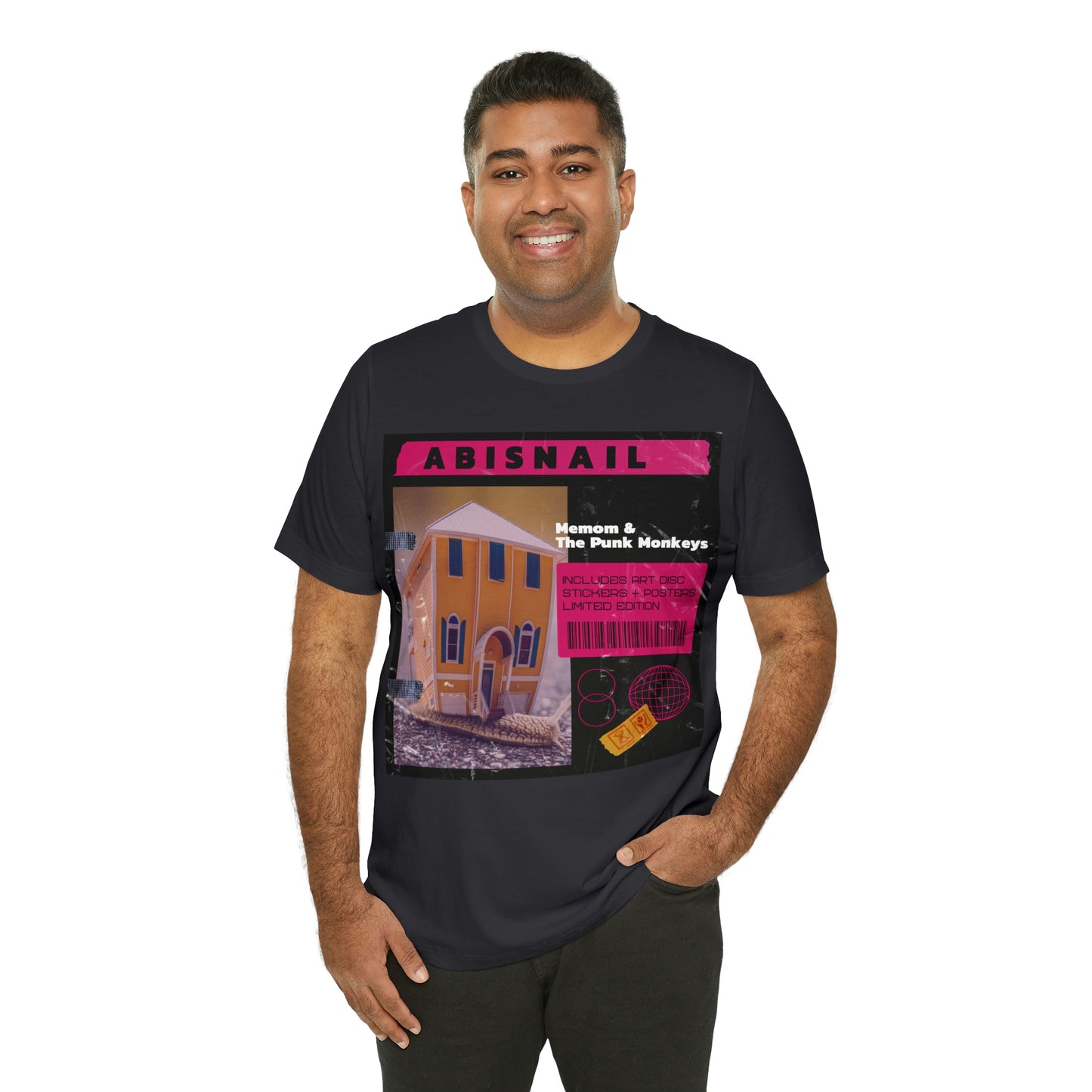Abisnail Unisex Jersey Short Sleeve Tee