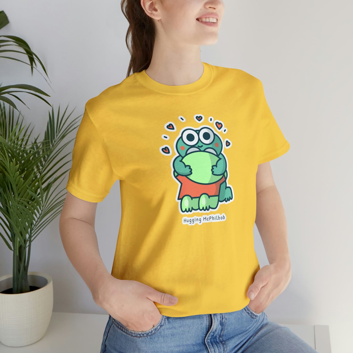 Hugging McPhilbob Unisex Jersey Short Sleeve Tee