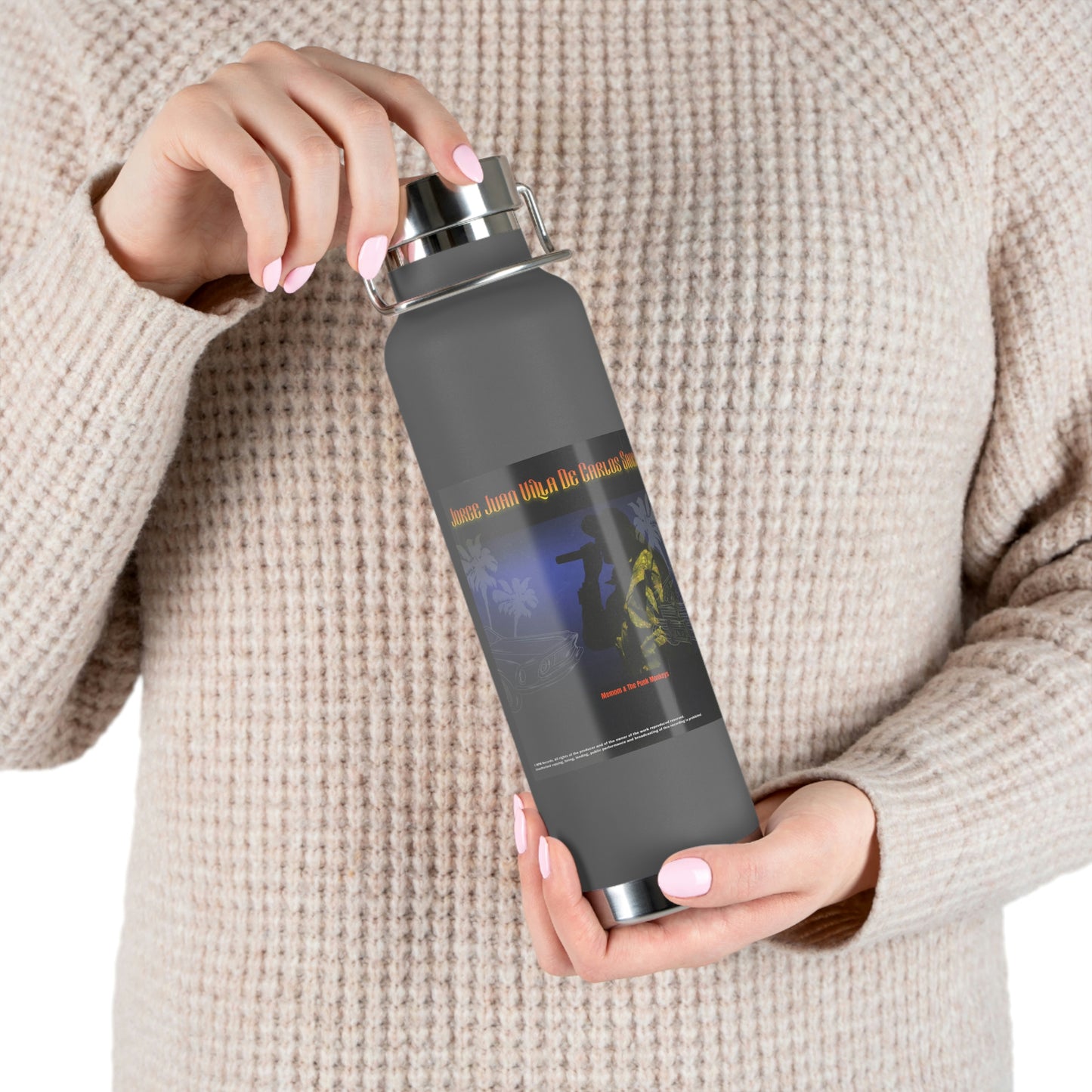 Jorge Juan Villa De Carlos Sanchez 22oz Vacuum Insulated Bottle