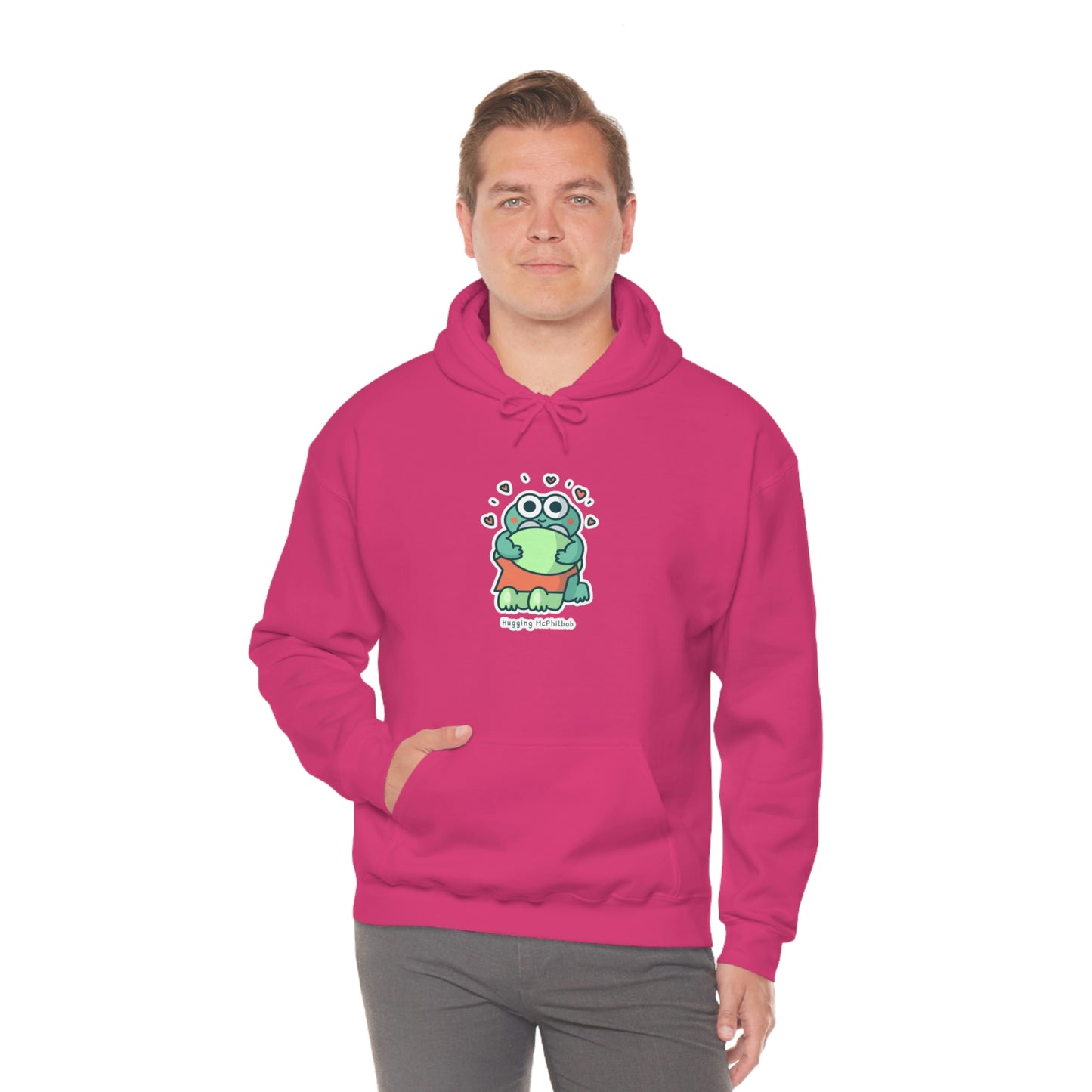 Hugging McPhilbob Unisex Heavy Blend™ Hooded Sweatshirt