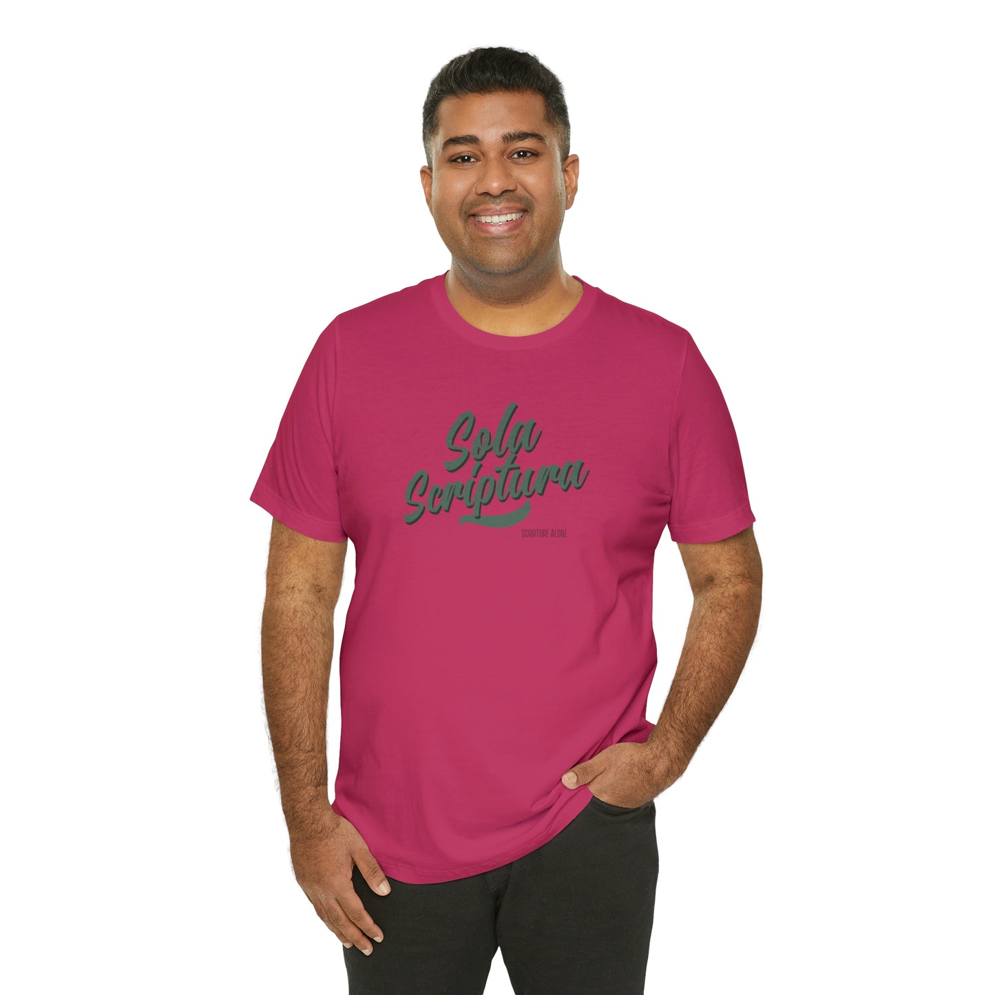 Sola Scriptura Unisex Jersey Short Sleeve Tee