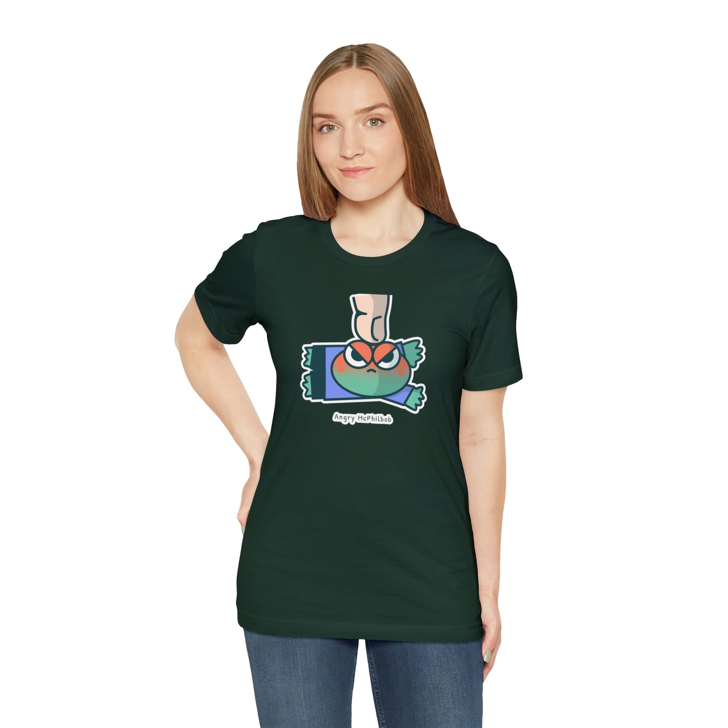Angry McPhilbob Unisex Jersey Short Sleeve Tee