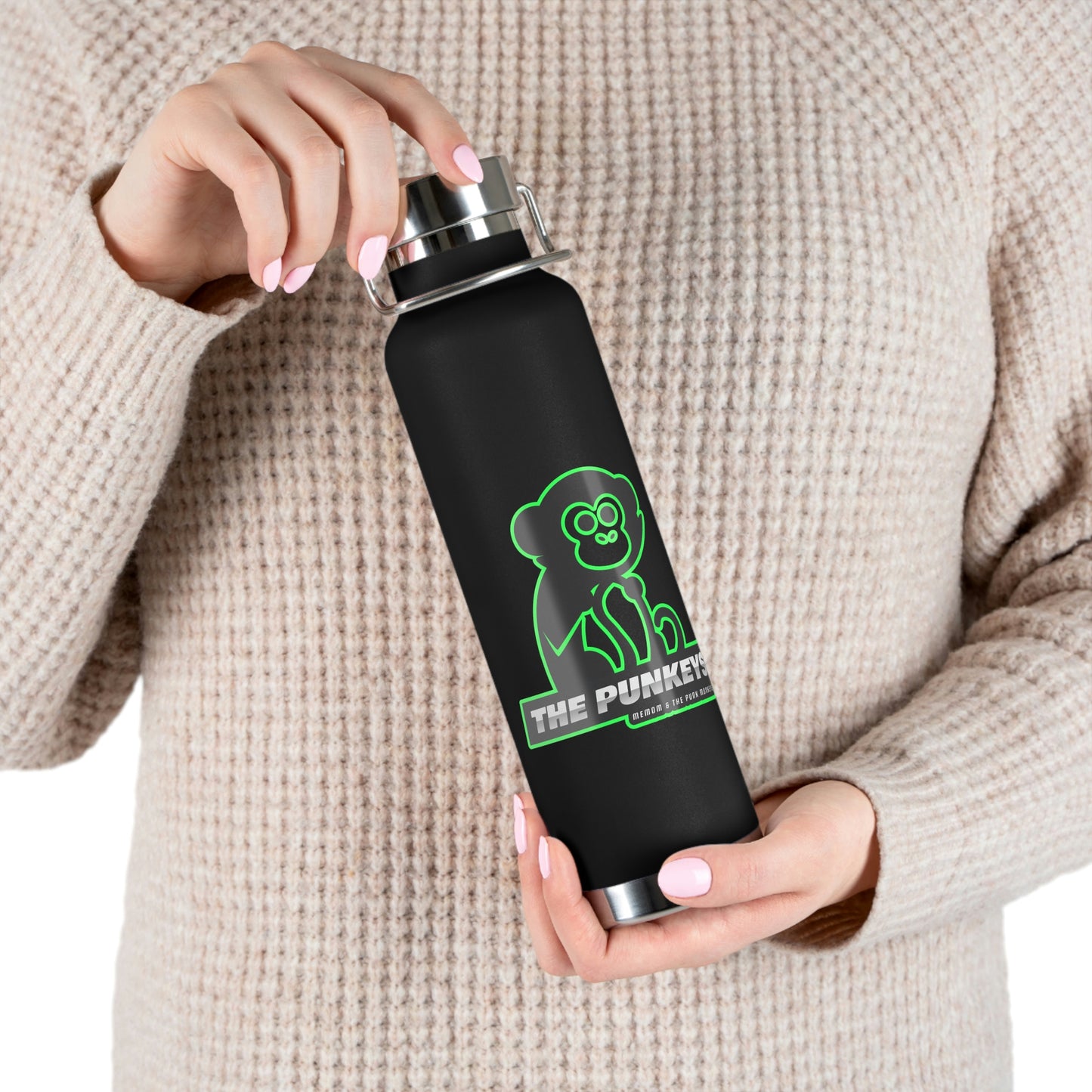 The Punkeys Copper Vacuum Insulated Bottle, 22oz