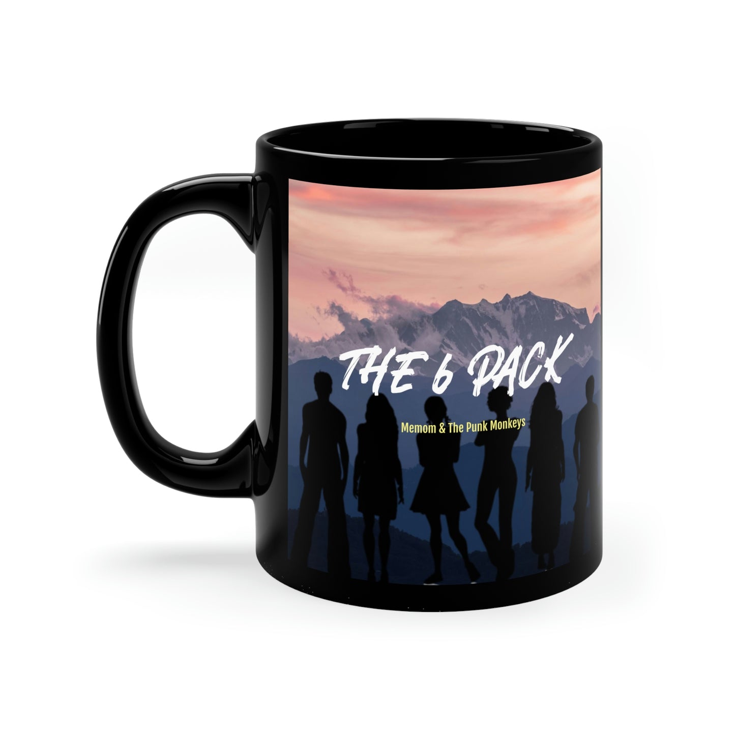 The 6 Pack 11oz Black Mug