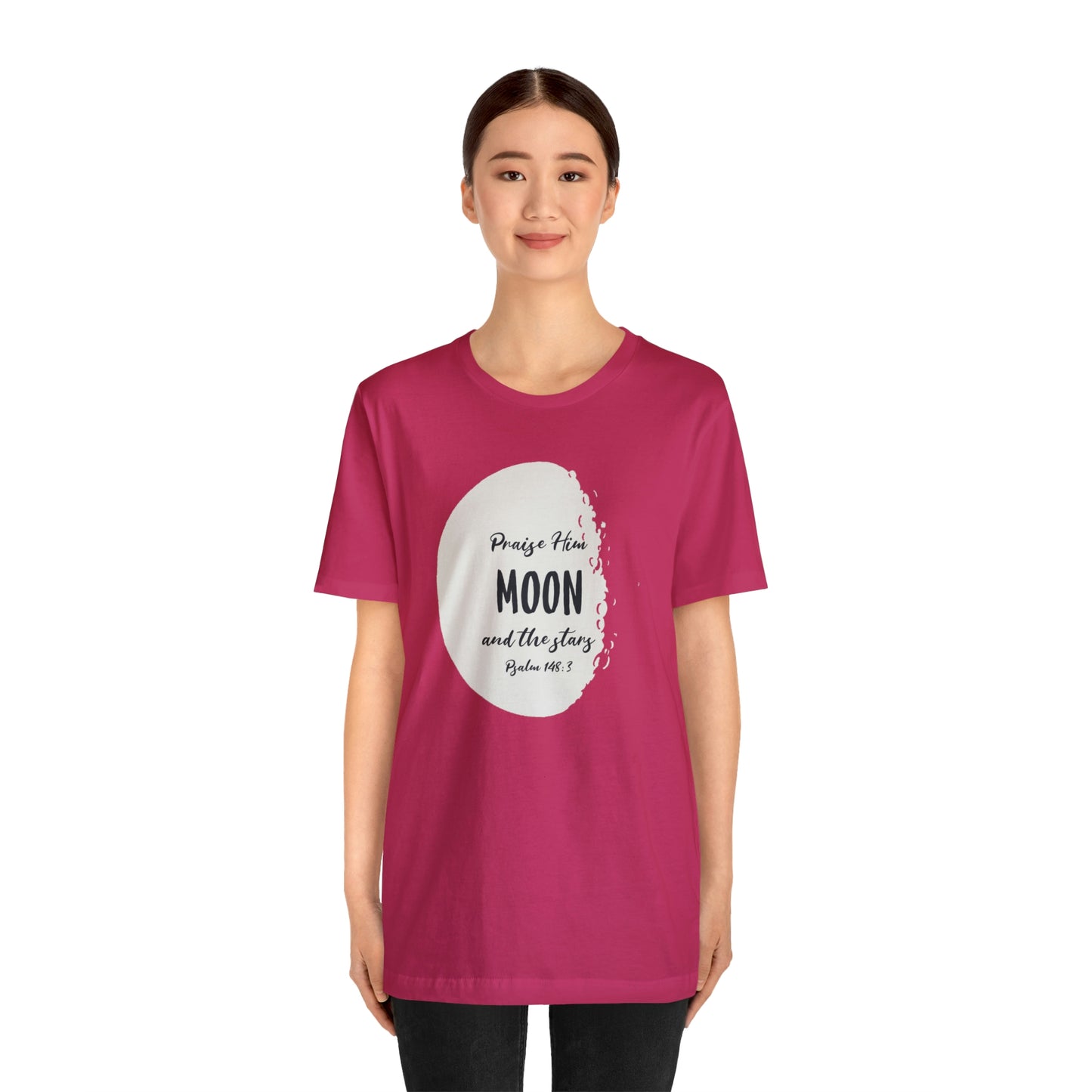 The Moon Unisex Jersey Short Sleeve Tee