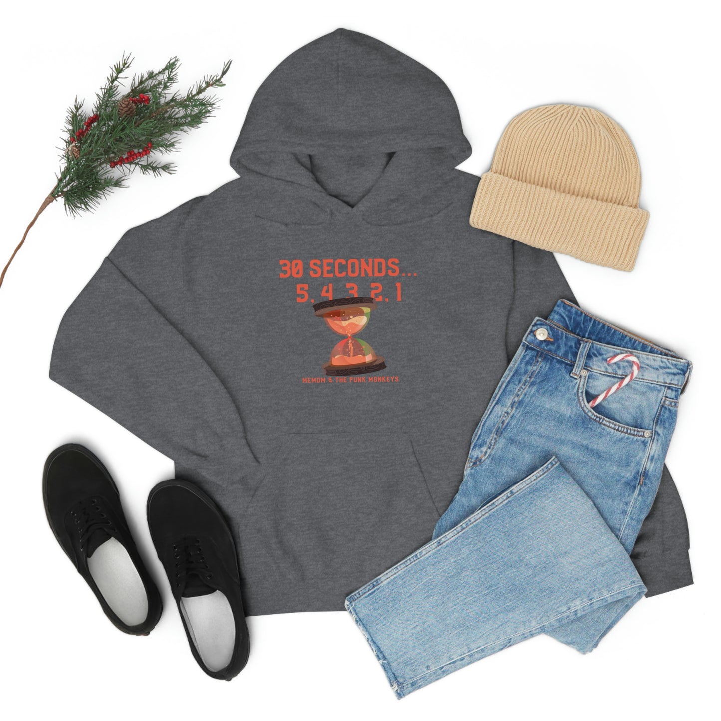 30 Seconds...5,4,3,2,1 Unisex Heavy Blend™ Hooded Sweatshirt