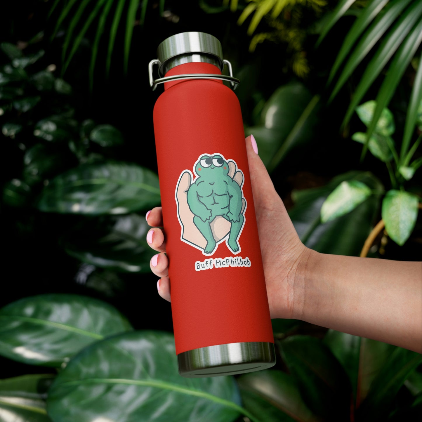 Buff McPhilbob Copper Vacuum Insulated Bottle, 22oz