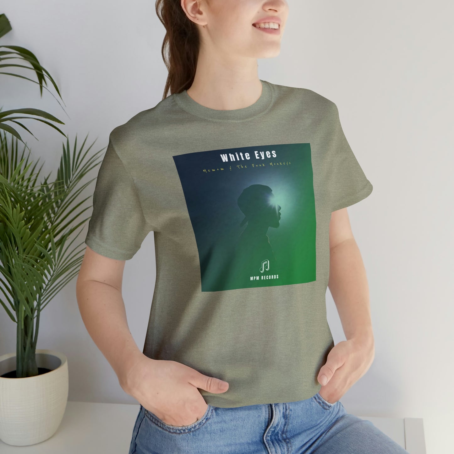 White Eyes Unisex Jersey Short Sleeve Tee