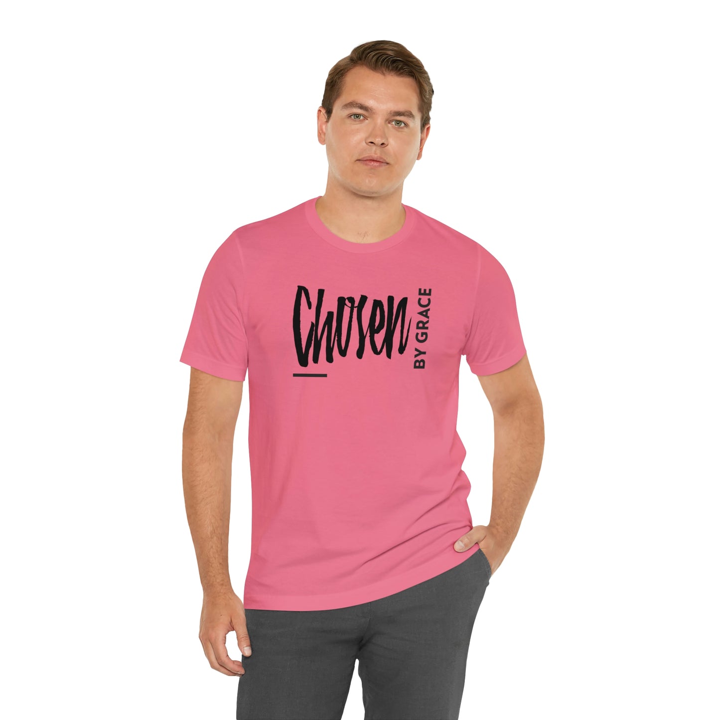 Chosen By Grace Sideways Unisex Jersey Short Sleeve Tee