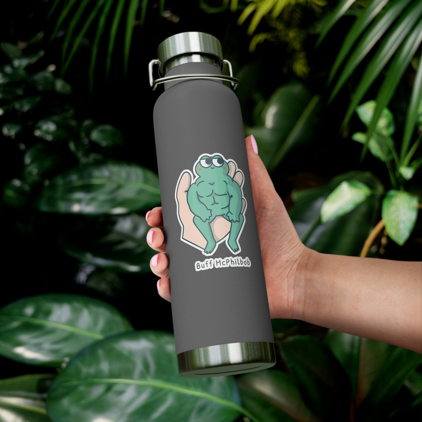Buff McPhilbob Copper Vacuum Insulated Bottle, 22oz