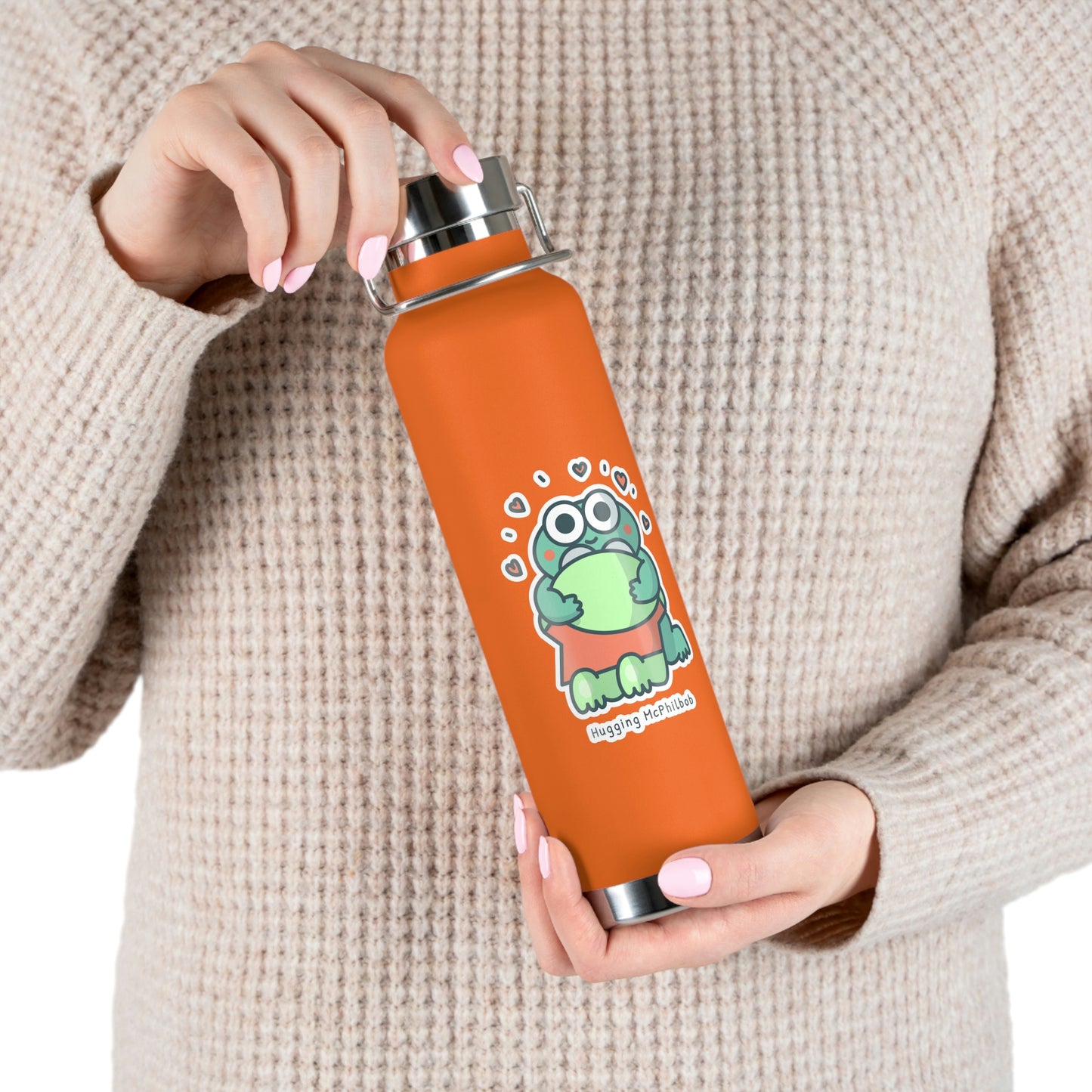 Hugging McPhilbob Copper Vacuum Insulated Bottle, 22oz