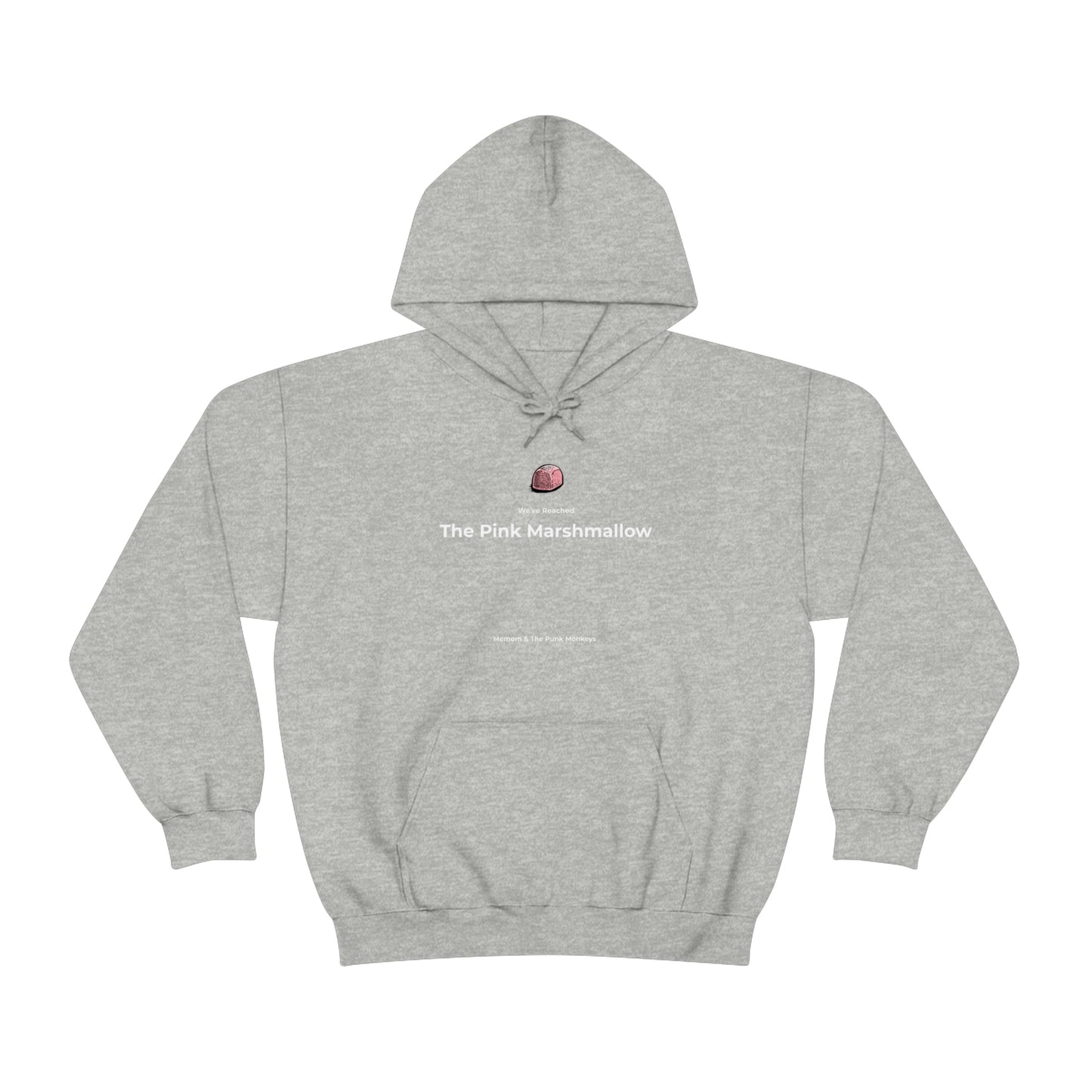 We've Reached the Pink Marshmallow Unisex Heavy Blend™ Hooded Sweatshirt
