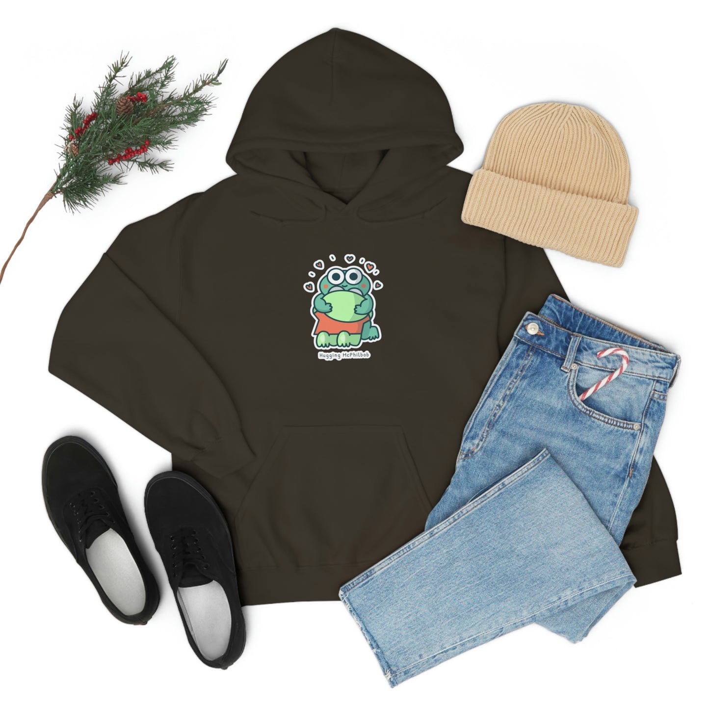 Hugging McPhilbob Unisex Heavy Blend™ Hooded Sweatshirt