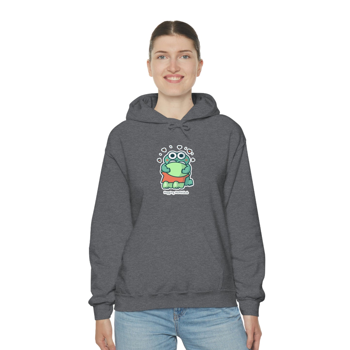 Hugging McPhilbob Unisex Heavy Blend™ Hooded Sweatshirt