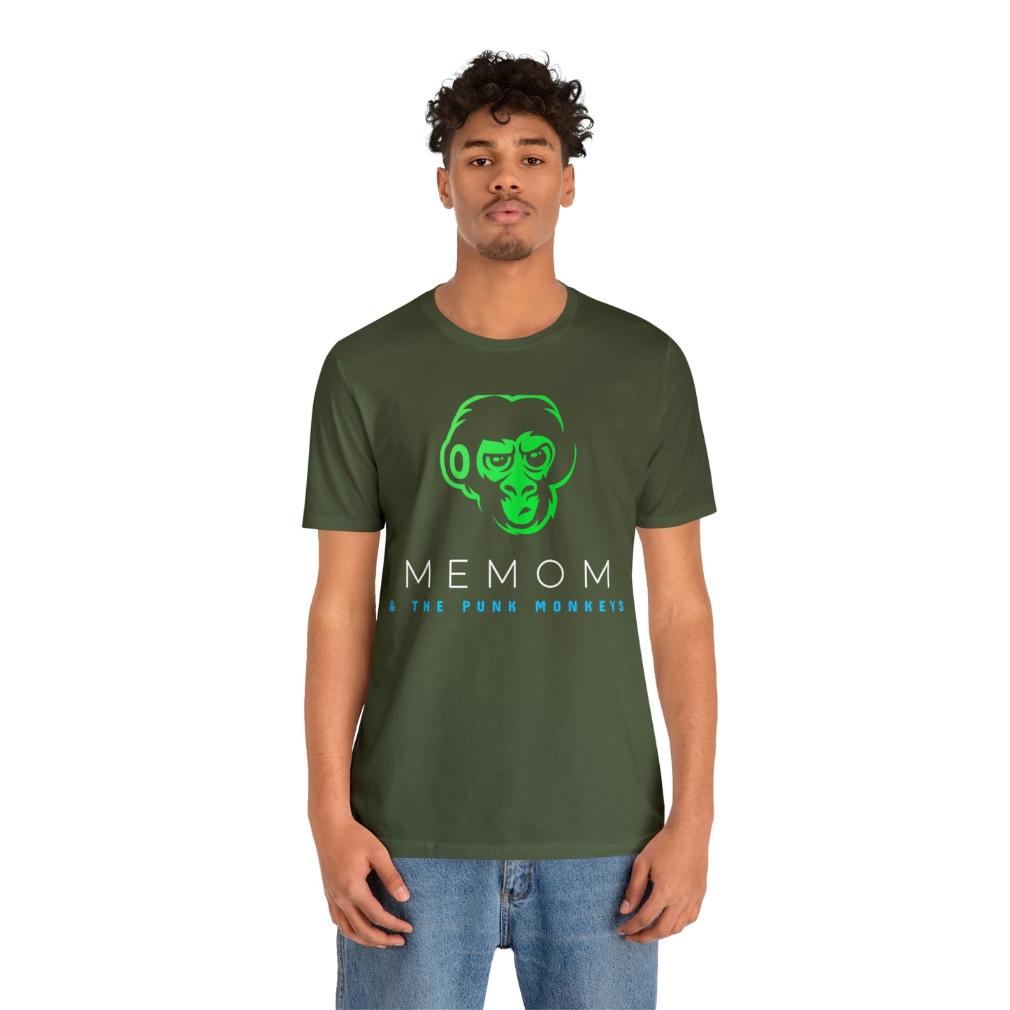 Memom and the Punk Monkeys Logo Unisex Jersey Short Sleeve Tee