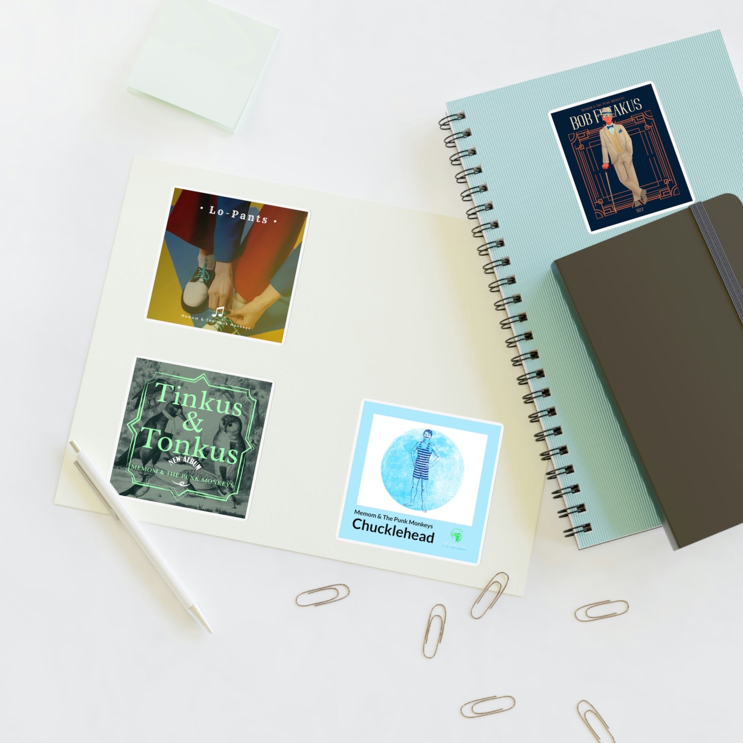 Memom & The Punk Monkeys Sticker Sheets Vol. 2