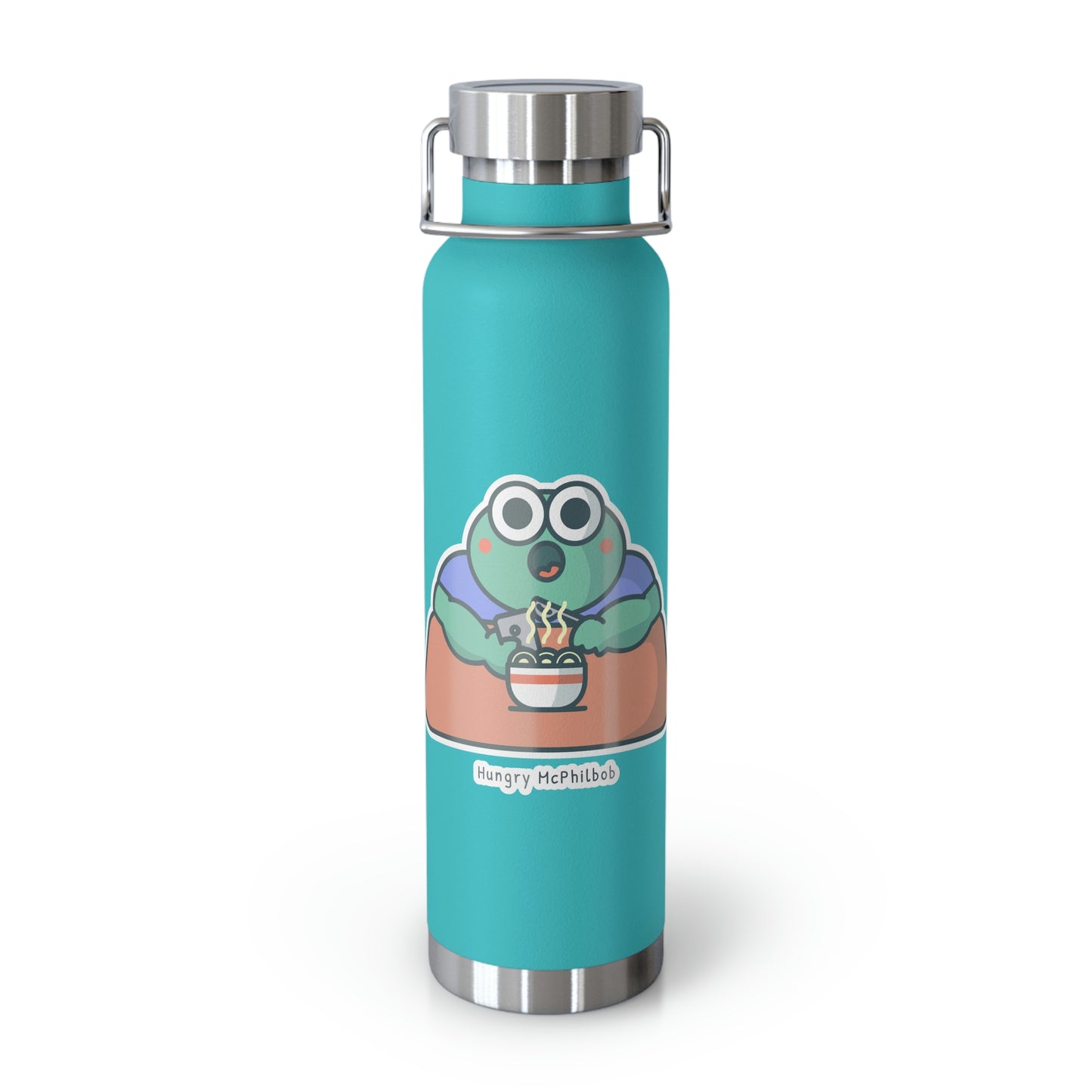 Hungry McPhilbob Copper Vacuum Insulated Bottle, 22oz