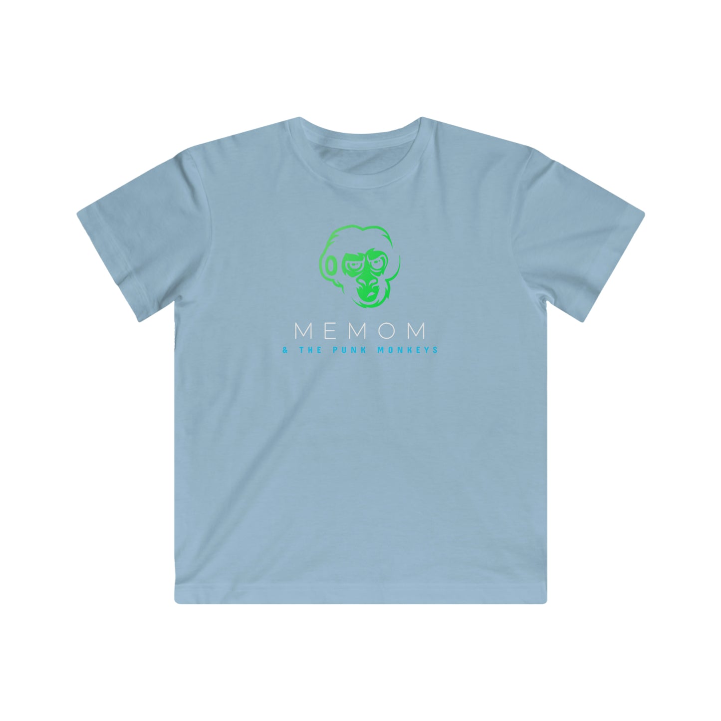Memom & The Punk Monkeys Logo Kids Fine Jersey Tee
