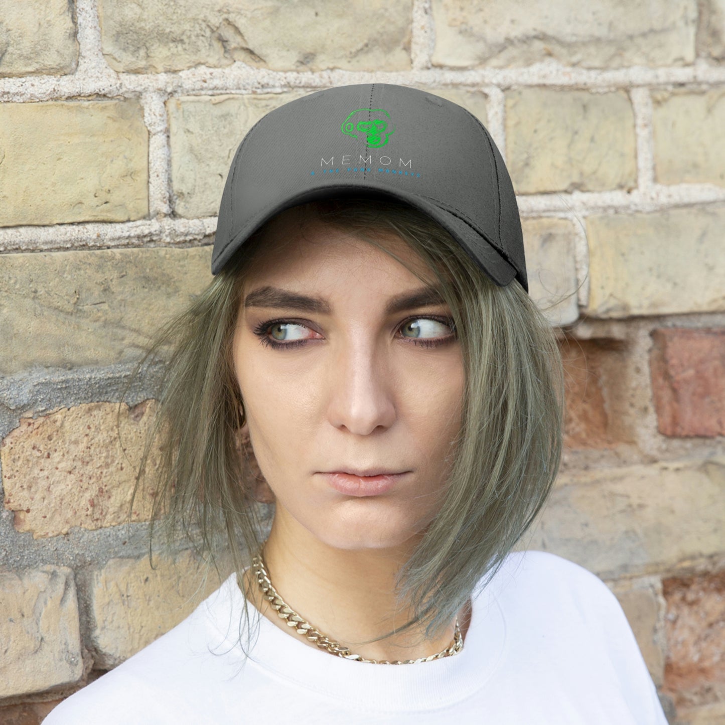 Memom & The Punk Monkeys Unisex Twill Hat