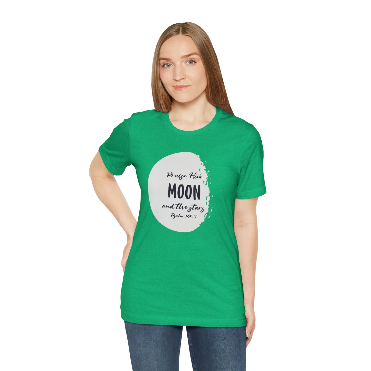 The Moon Unisex Jersey Short Sleeve Tee