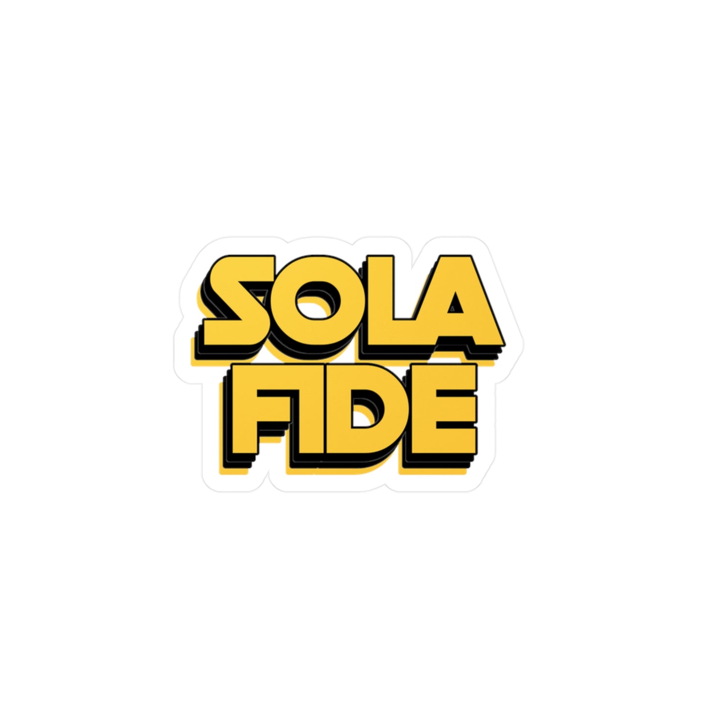 Sola Fide SW Kiss-Cut Vinyl Decals