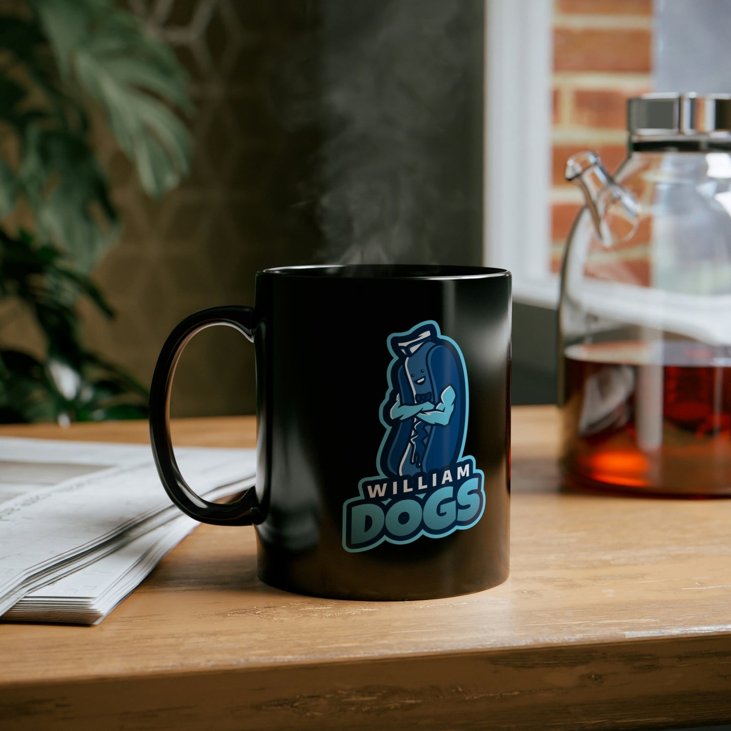 William Dog's 11oz Black Mug