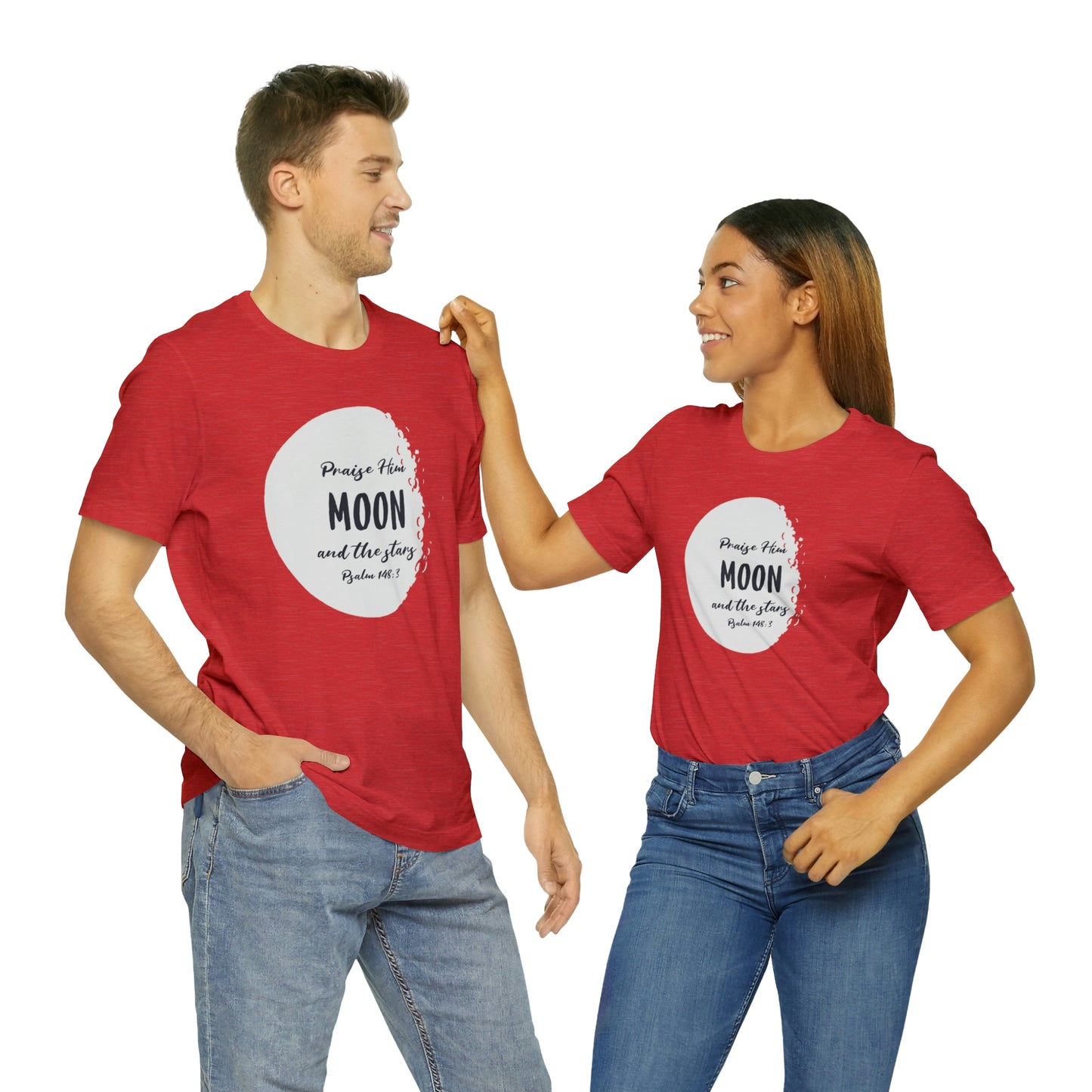 The Moon Unisex Jersey Short Sleeve Tee