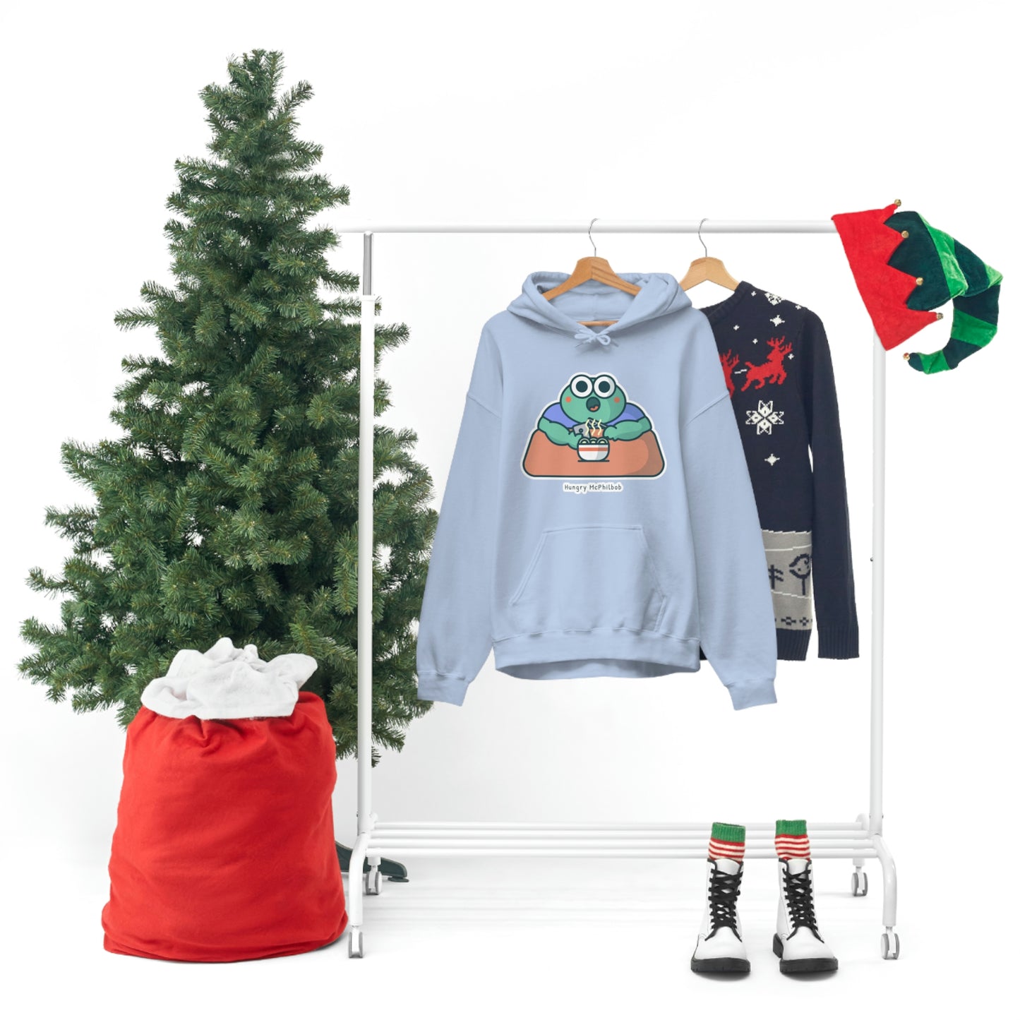 Hungry McPhilbob Unisex Heavy Blend™ Hooded Sweatshirt