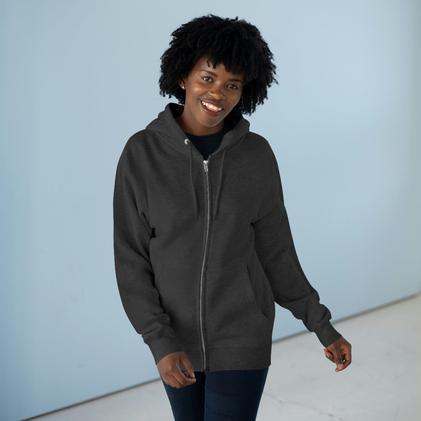 Memom & The Punk Monkeys Unisex Premium Full Zip Hoodie
