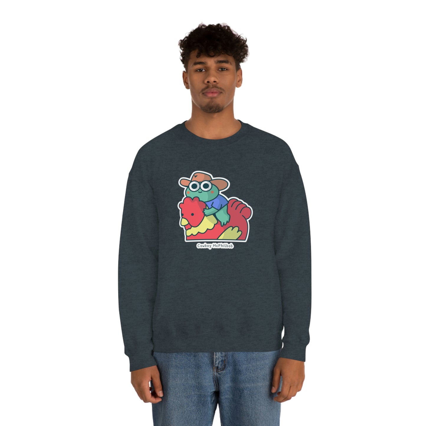 Cowboy McPhilbob Unisex Heavy Blend™ Crewneck Sweatshirt