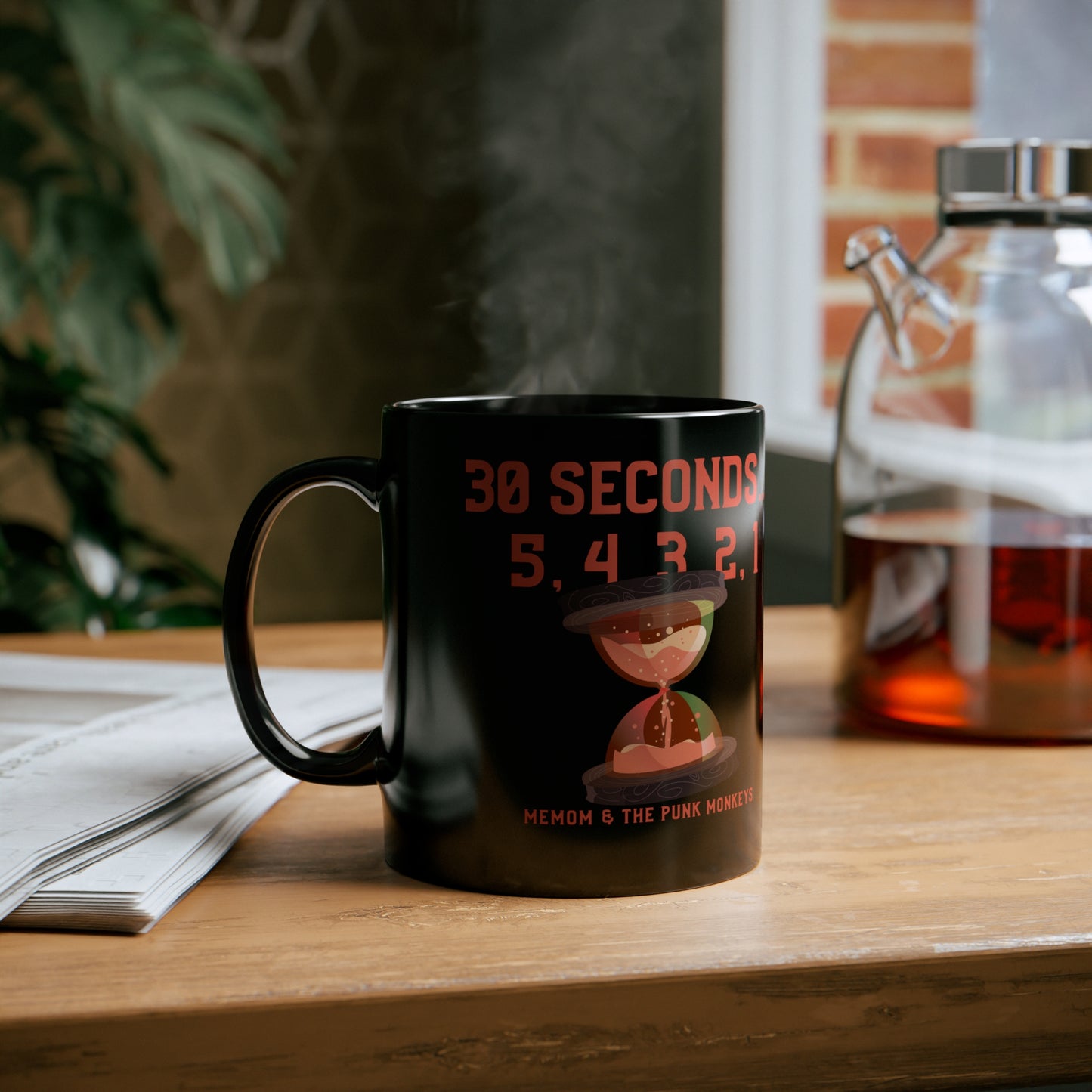 30 Seconds...5,4,3,2,1 11oz Black Mug