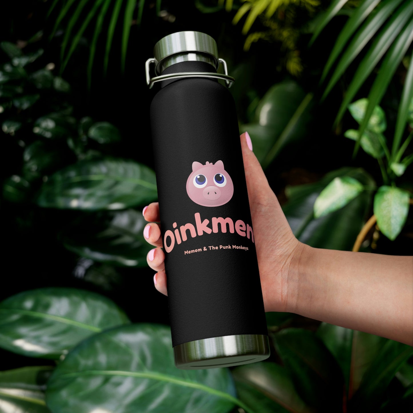 Oinkment Copper Vacuum Insulated Bottle, 22oz