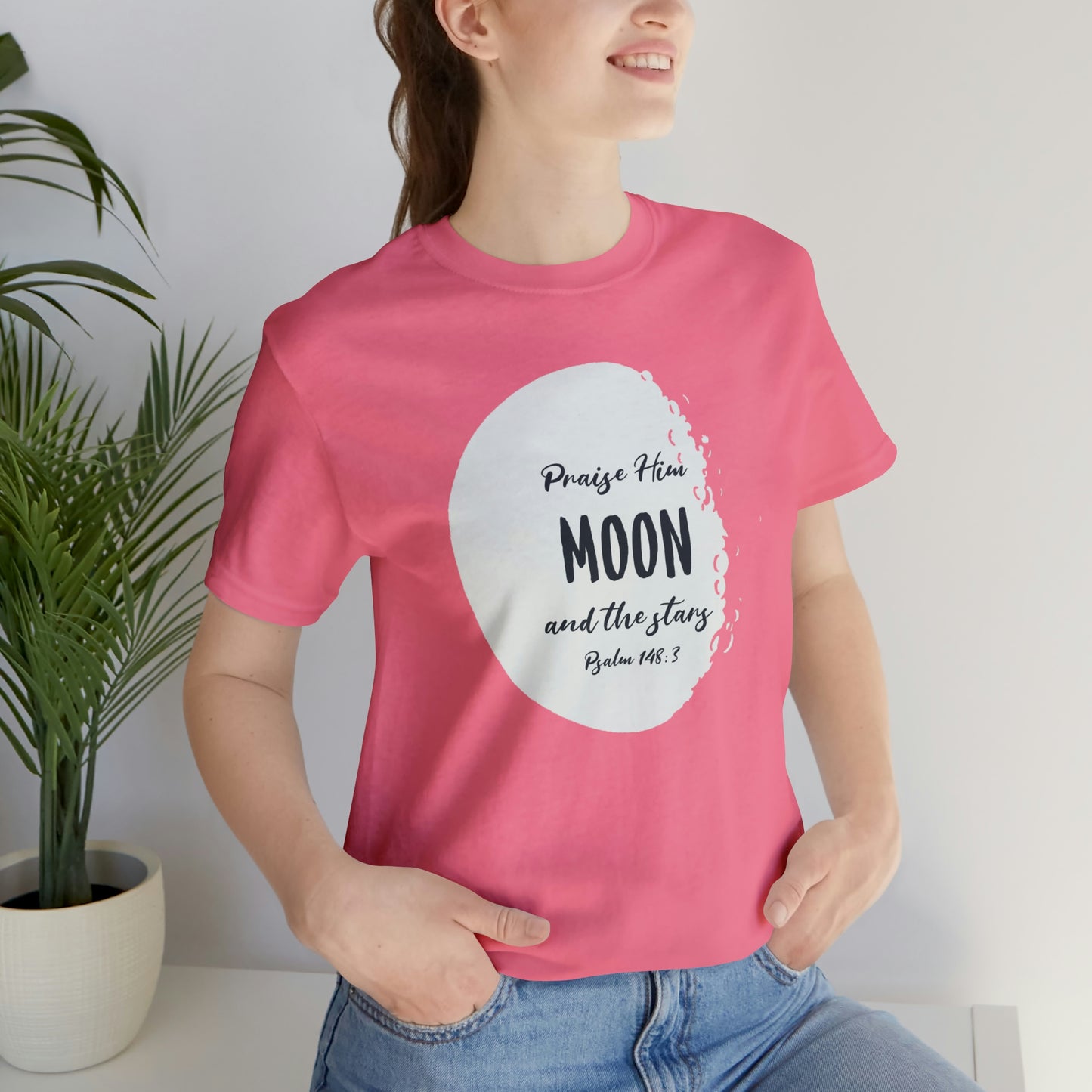 The Moon Unisex Jersey Short Sleeve Tee