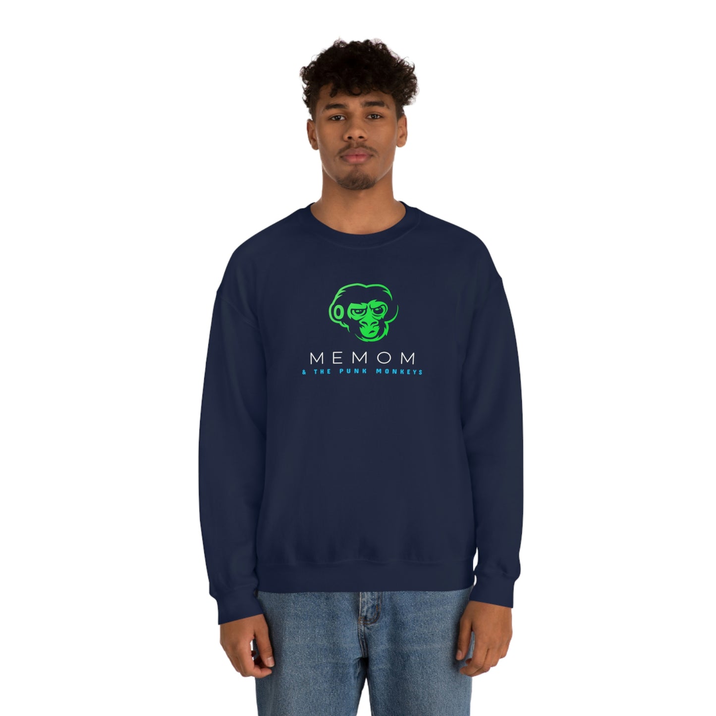 Memom and the Punk Monkeys Unisex Heavy Blend™ Crewneck Sweatshirt