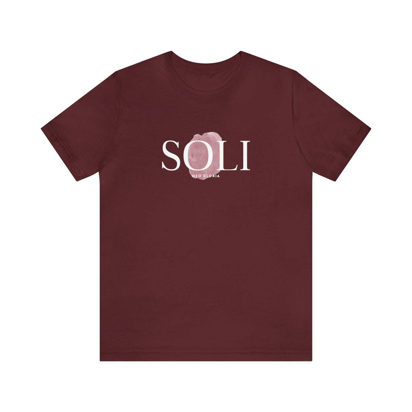 Soli Deo Gloria Paintbrush Unisex Jersey Short Sleeve Tee