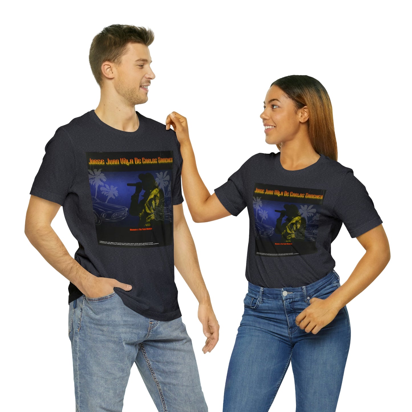 Jorge Juan Villa De Carlos Sanchez Unisex Jersey Short Sleeve Tee